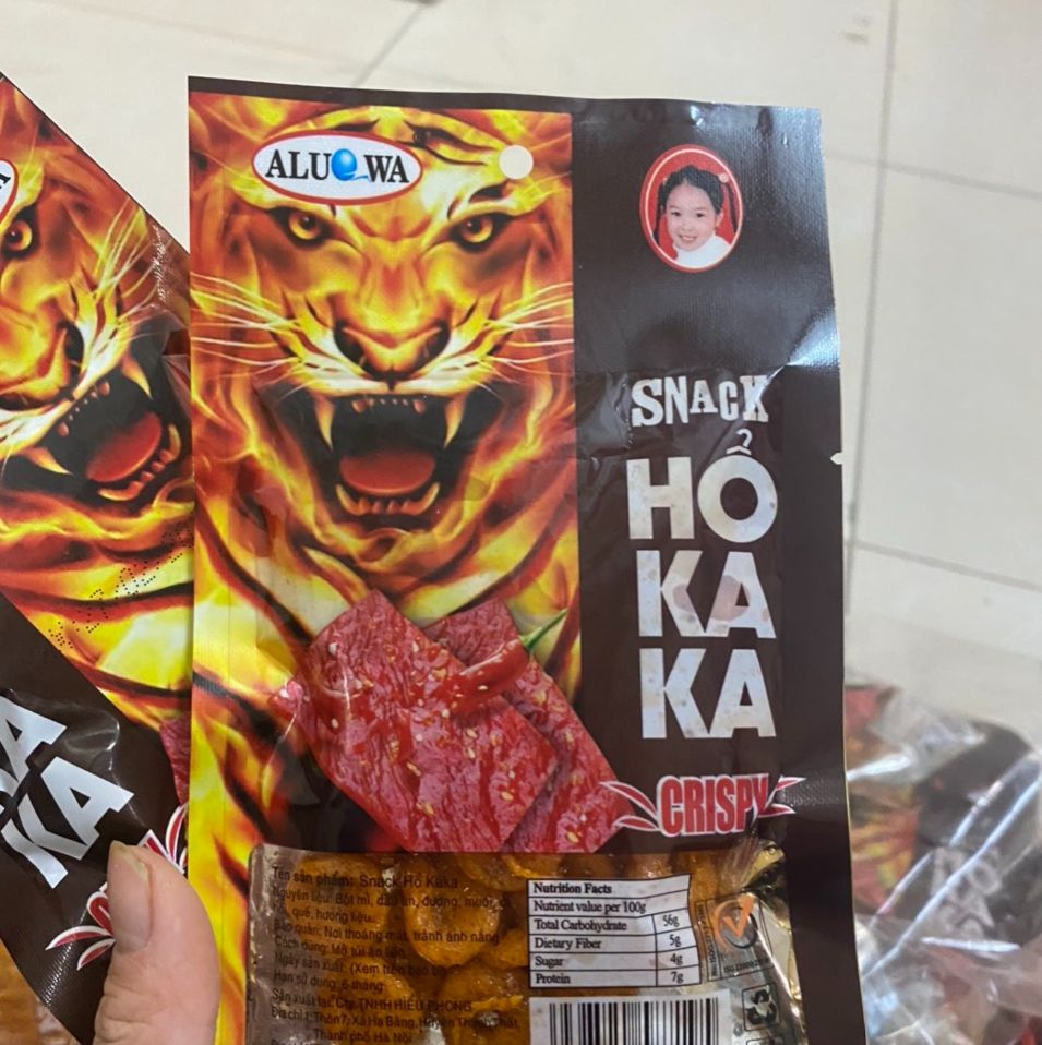 Combo 10 Gói Snack Hổ Kaka Thơm Ngon