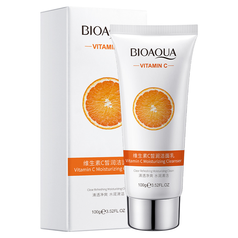 Sữa Rửa Mặt Vitamin C BIOAQUA 100g Sáng Da Và Giảm Thâm Nám Da Căng Mướt A192 C