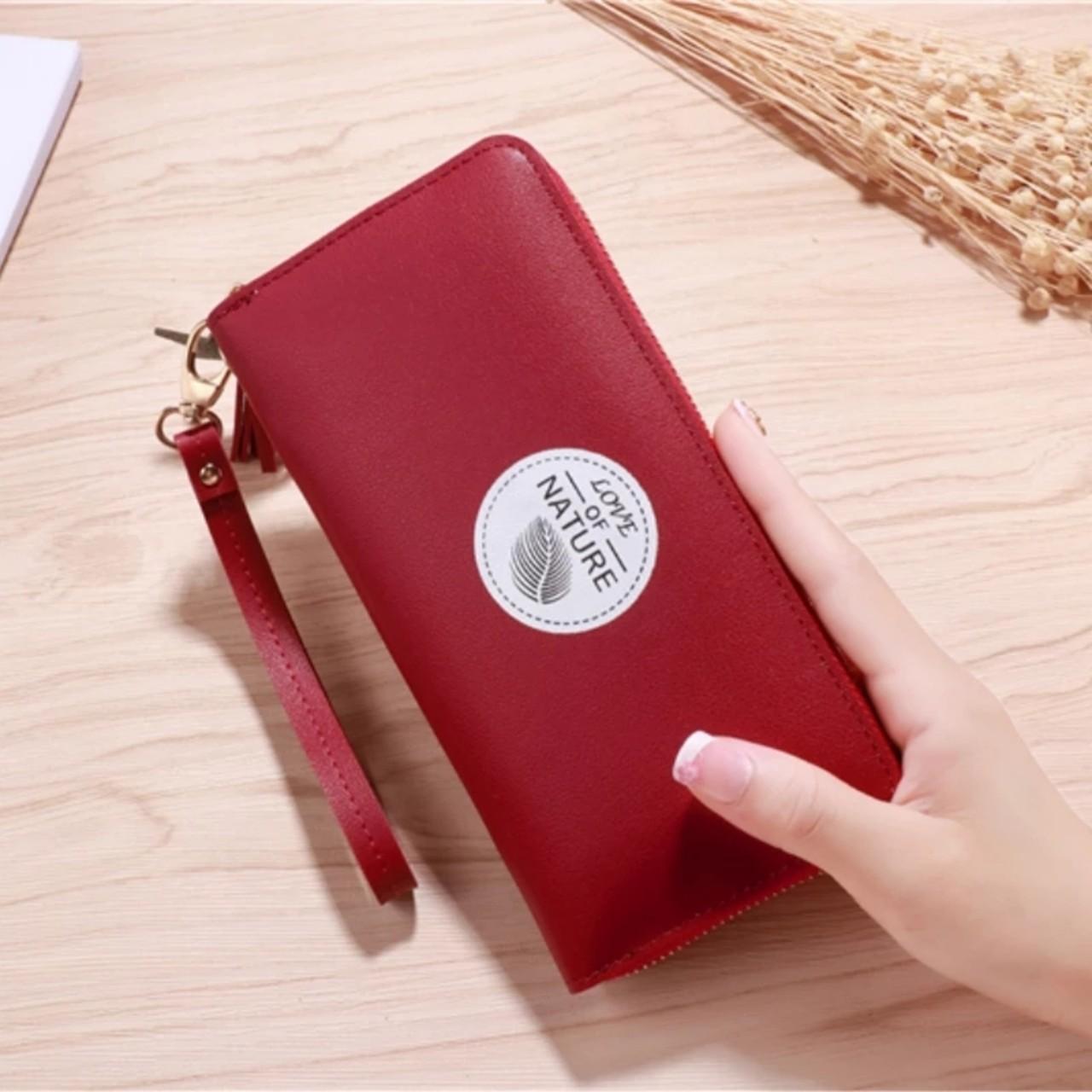 Ví nature, bóp nữ, bóp thời trang dài cầm tay sang trọng