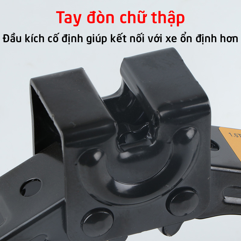 A-type 2 ton cold rolled steel car lifting Jack (1 wrench + 1 Jack)
