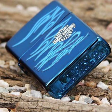 Zippo 20711 - Zippo Harley Davidson Ghost Sapphire