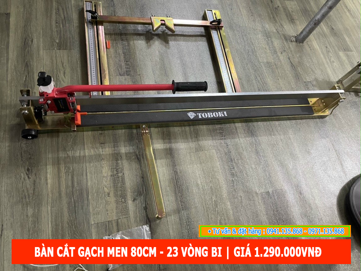 Bàn cắt gạch men 80cm - Máy cắt gạch men