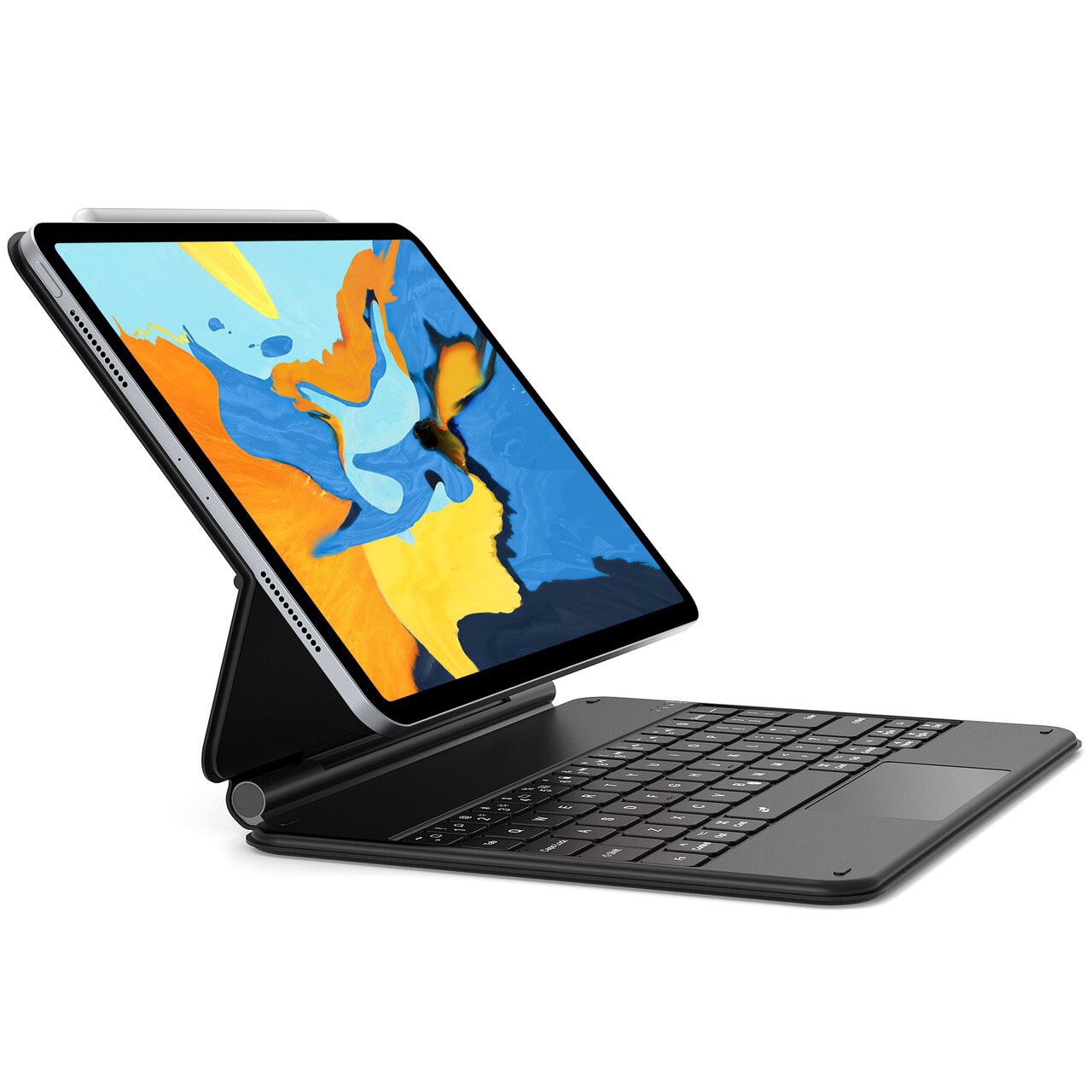 Bao bàn phím wiwu magic keyboard có chuột touchpad cho ipad pro 11/ ipad pro 12.9/ipad 10ipad pro 13 inch 2024 tích hợp case hít từ tính, touchpad aturos magic như bao chính hãng