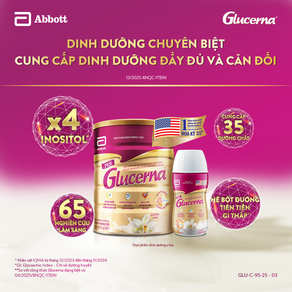 [CHỈ 20H 04-08.05 GIÁ TỐT MUA NGAY-SLCH] Sữa bột Glucerna hương vani 800g