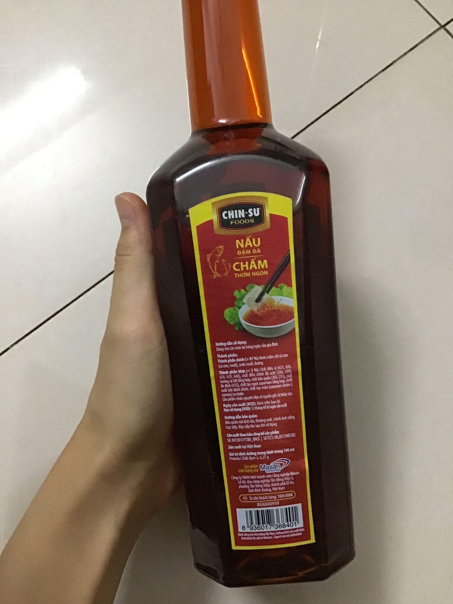 [Free Ship] - Nước mắm Nam Ngư chai 900ml