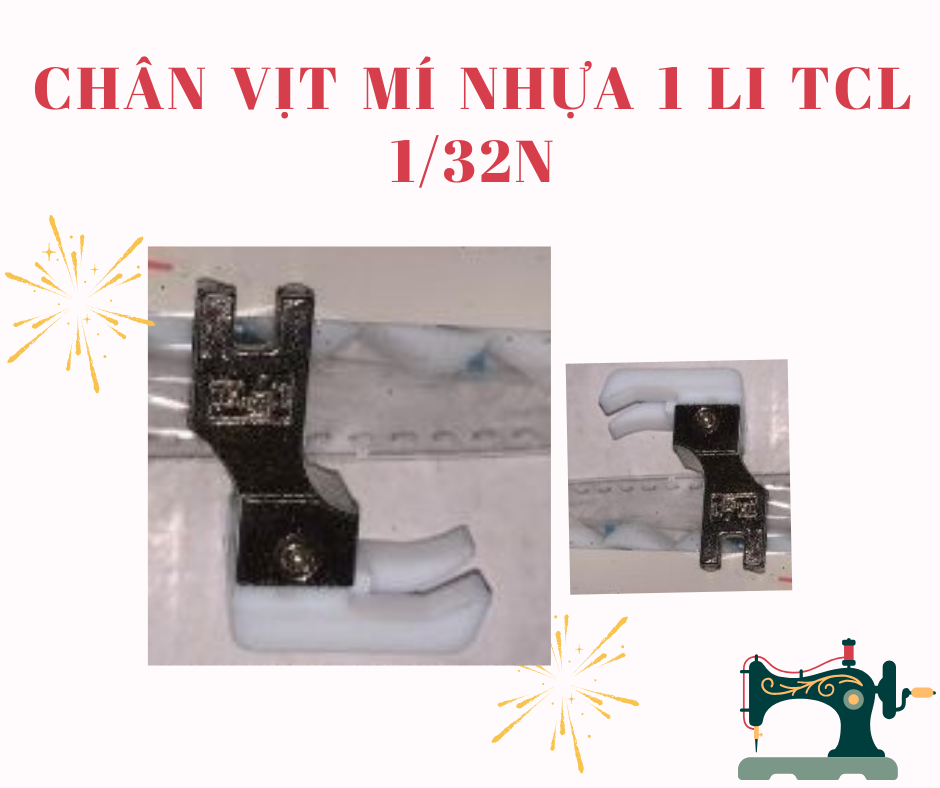 CHÂN VỊT MÍ NHỰA 1 LI TCL 1/32N