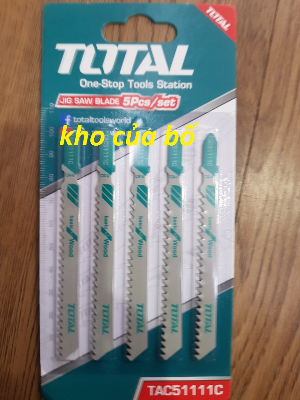 Total - TAC51111C Bộ 5 lưỡi cưa lọng (Cưa gỗ)
