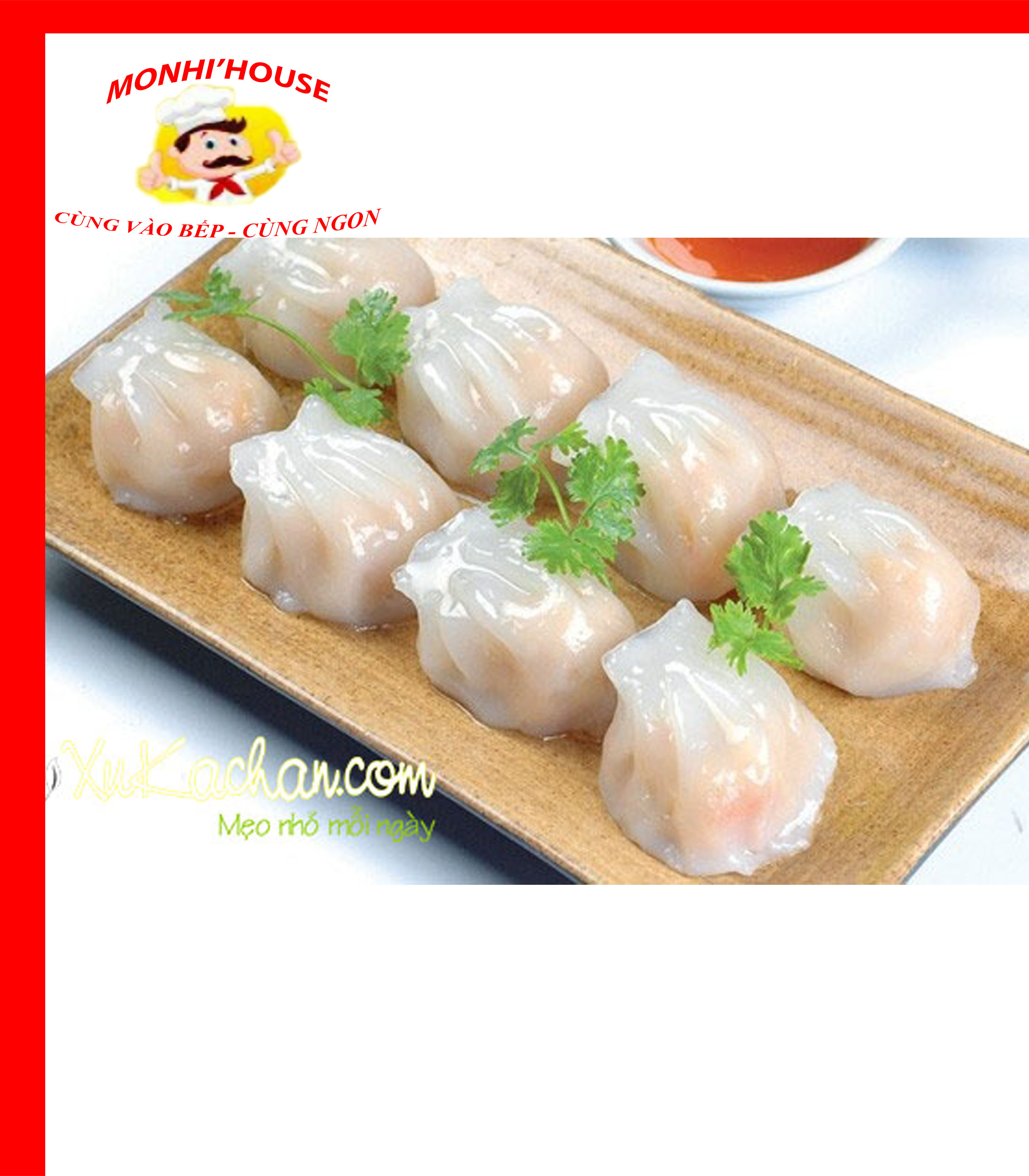 Khay 500g Há Cảo Nhân Thịt