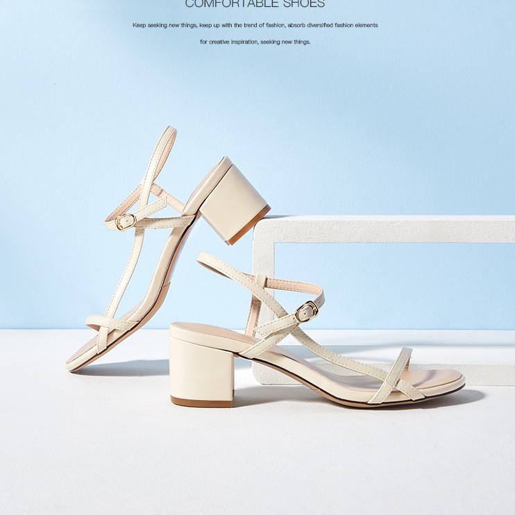 SANDAL DA QUAI NGANG 5CM MÃ VNXKS6
