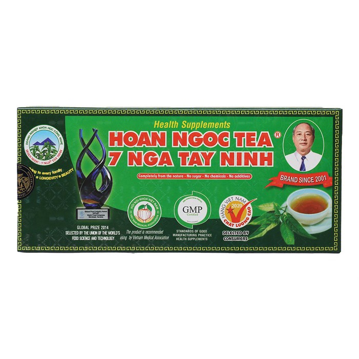Trà Hoàn Ngọc 7 Nga Tây Ninh (Hộp 30 gói túi lọc)