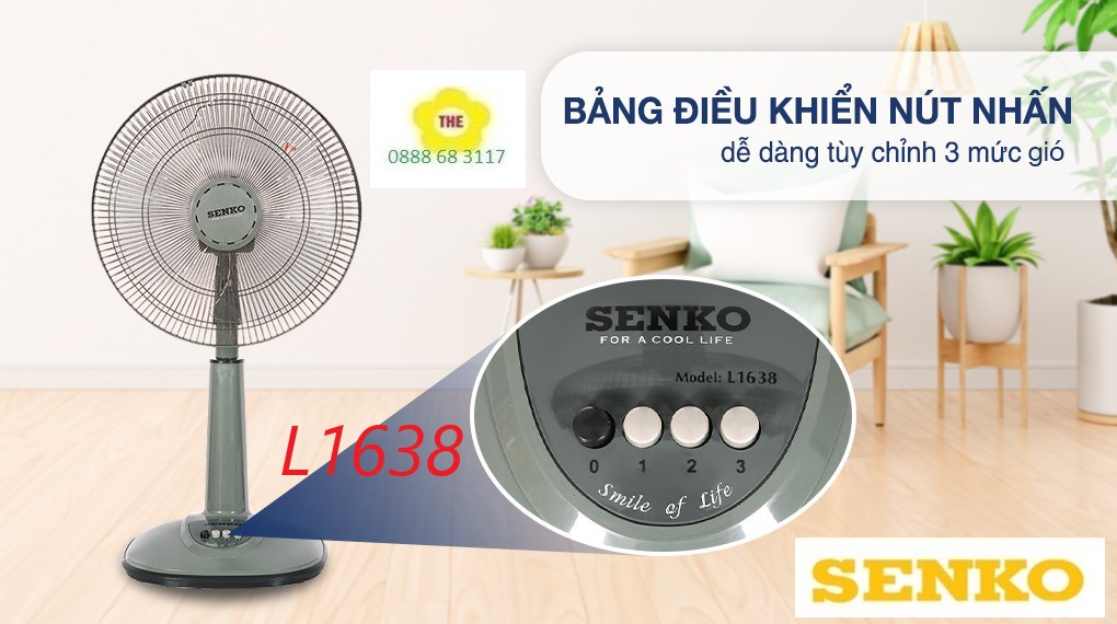Quạt lở Senko L1338