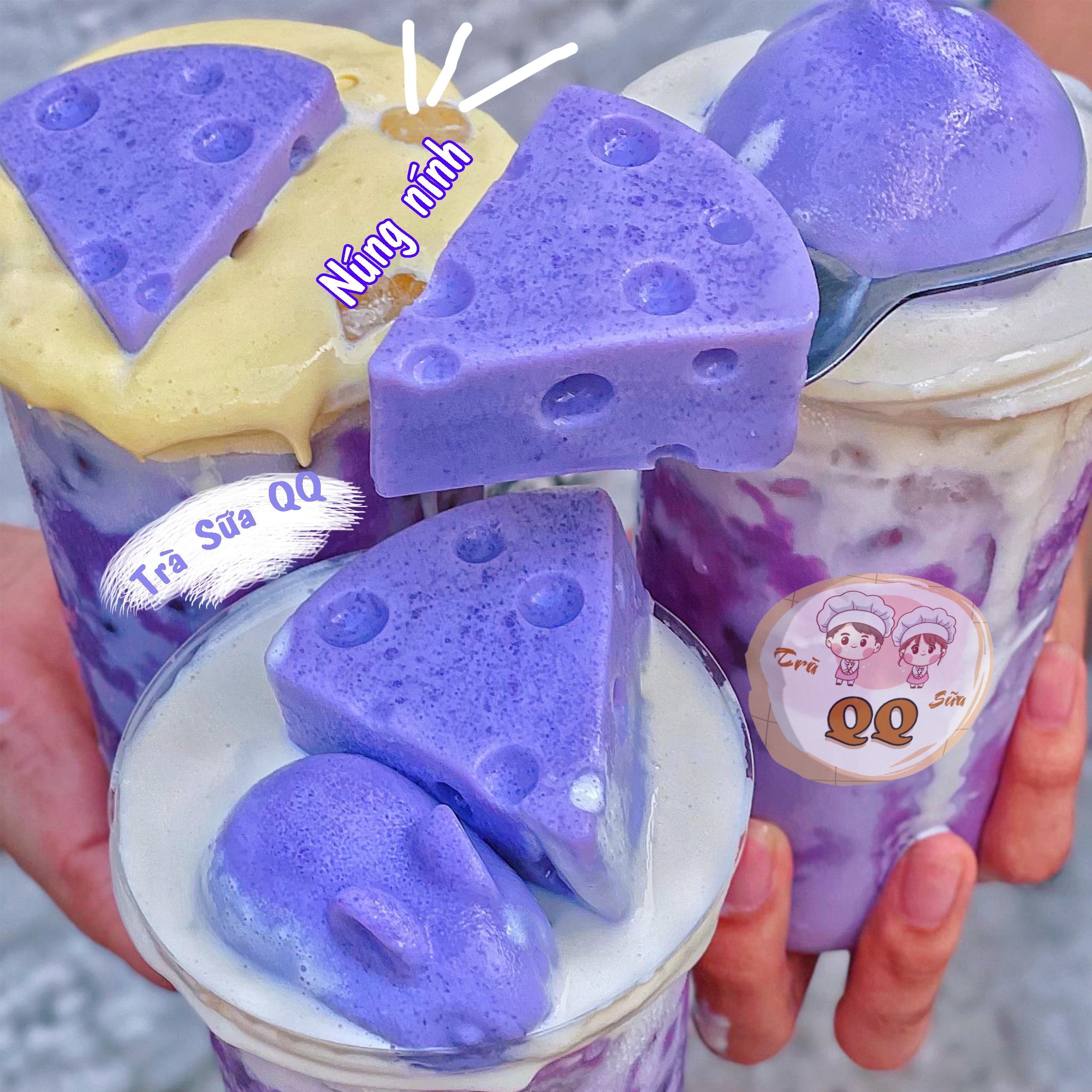 BỘT LÀM PUDDING TRỨNG, KHOAI MÔN, DÂU, SOCOLA, MATCHA - TOPPING TRÀ SỮA