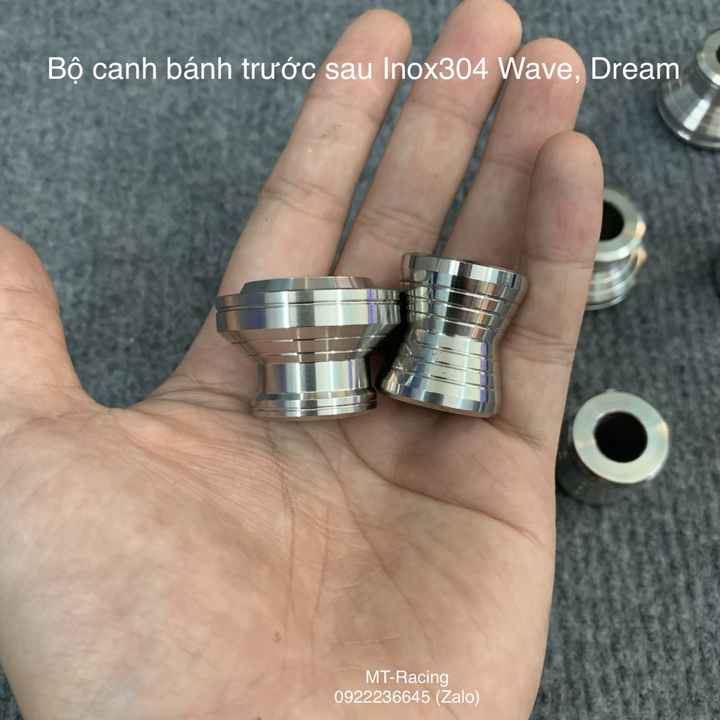 Canh bánh inox 304 nguyên khối trước sau cho dream wave future