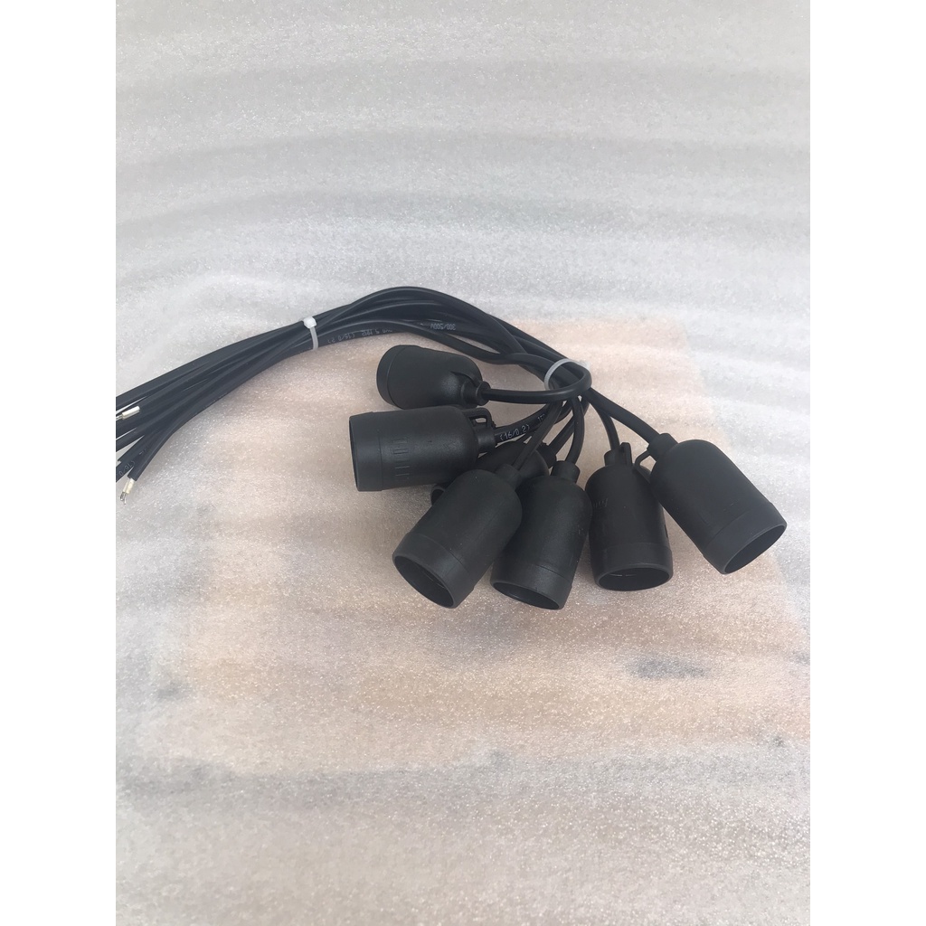 [Chính Hãng] Đui đèn chống thấm nước (CVV 2x0.5, dài 60cm) Rạng Đông Model: E27 IP65