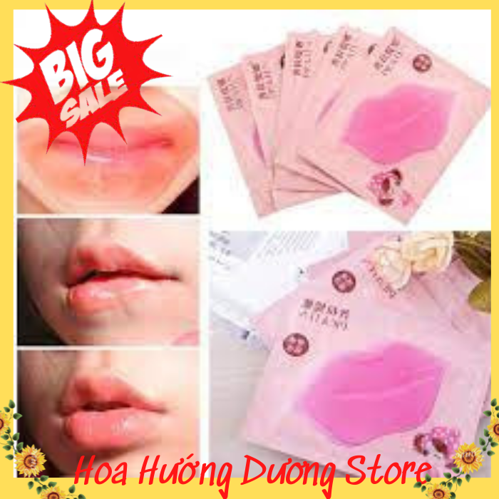 Combo 10 Mặt nạ dưỡng môi nội địa Trung cao cấp chính hãng tẩy tế bào chết môi cho đôi môi mịn màng căng bóng