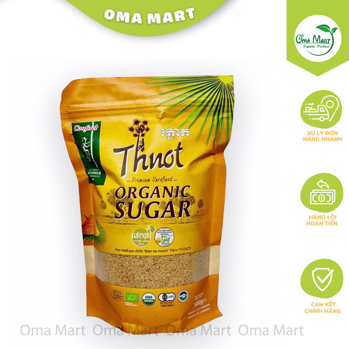 Đường Thốt Nốt Hữu Cơ Confirel 500g