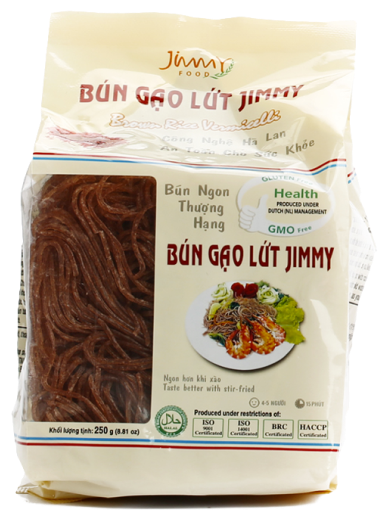 Bún Gạo Lứt Jimmy 250gr [Date 9/2025]