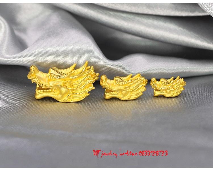 Charm Đầu rồng vàng 9999