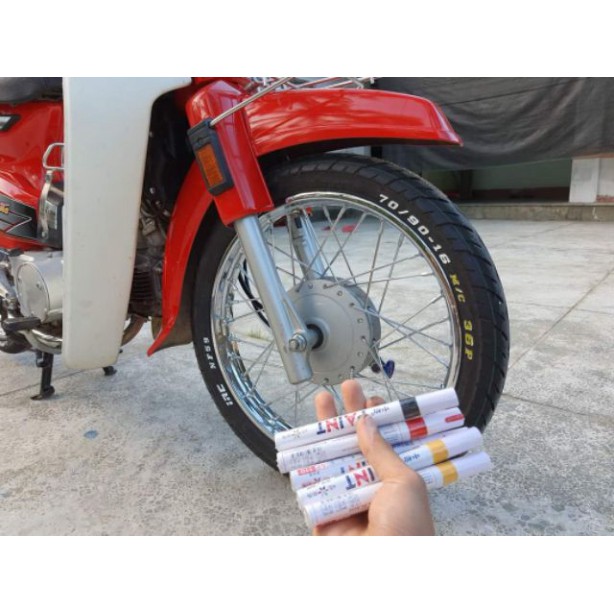 Bút chấm sơn ốc, bút sơn vỏ xe nhiều màu