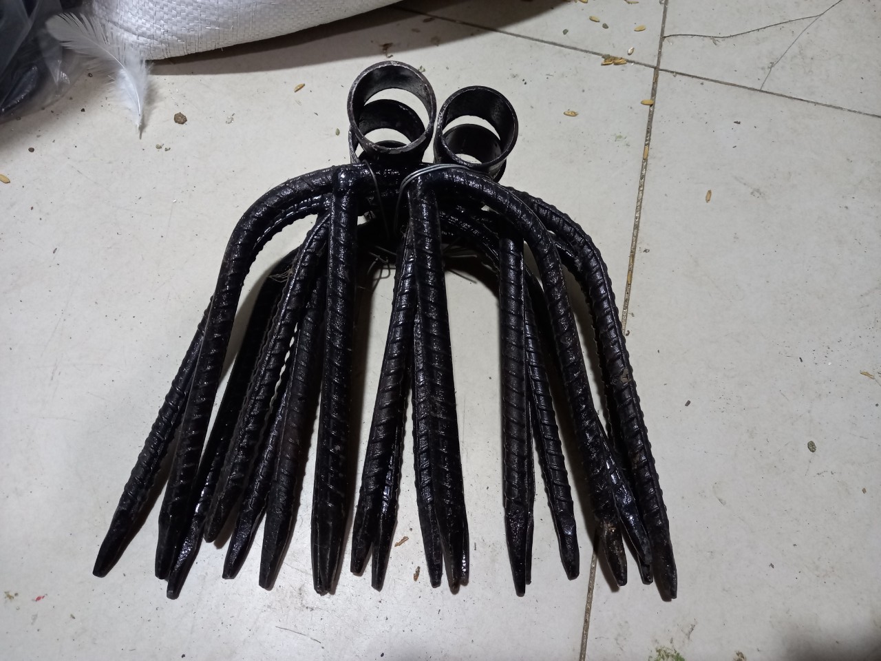 7-Tooth Steel Hoe, Sharp-Toothed Weeder in Various Sizes