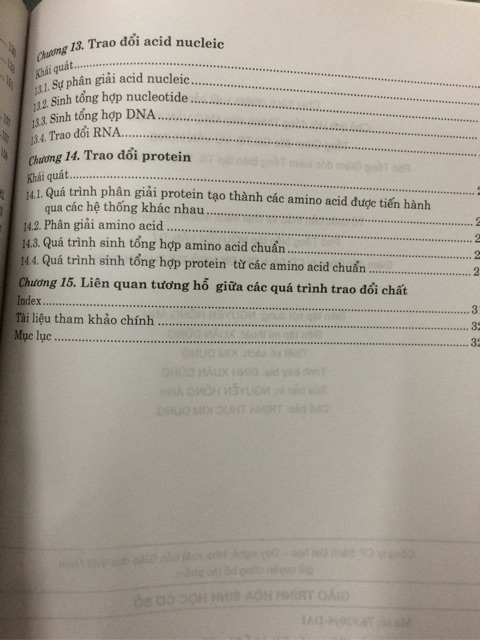 Giáo trình Hoá sinh học cơ sở