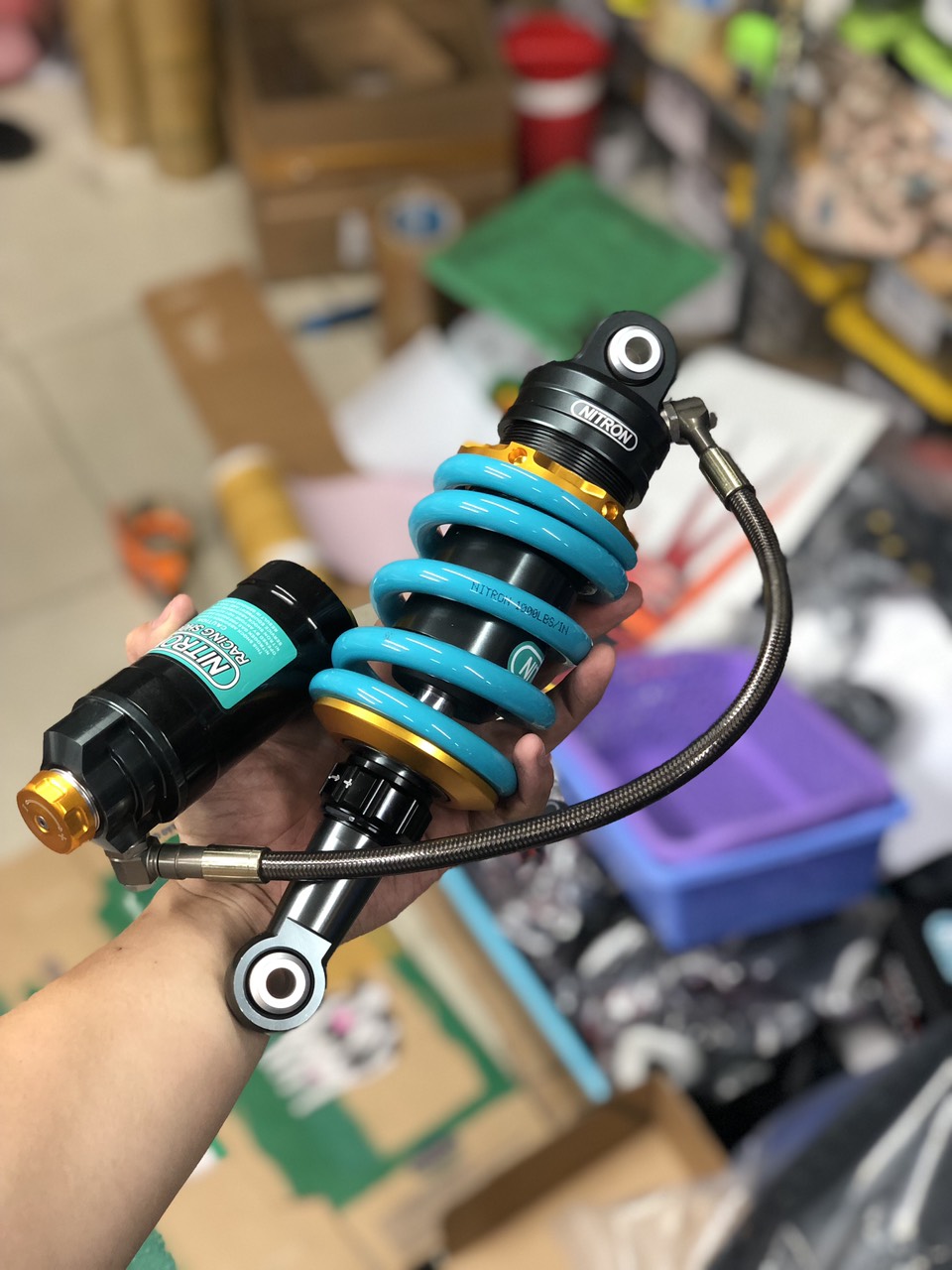 Phuộc sau nitron zin sport / yaz / satria 2 thì / xipo