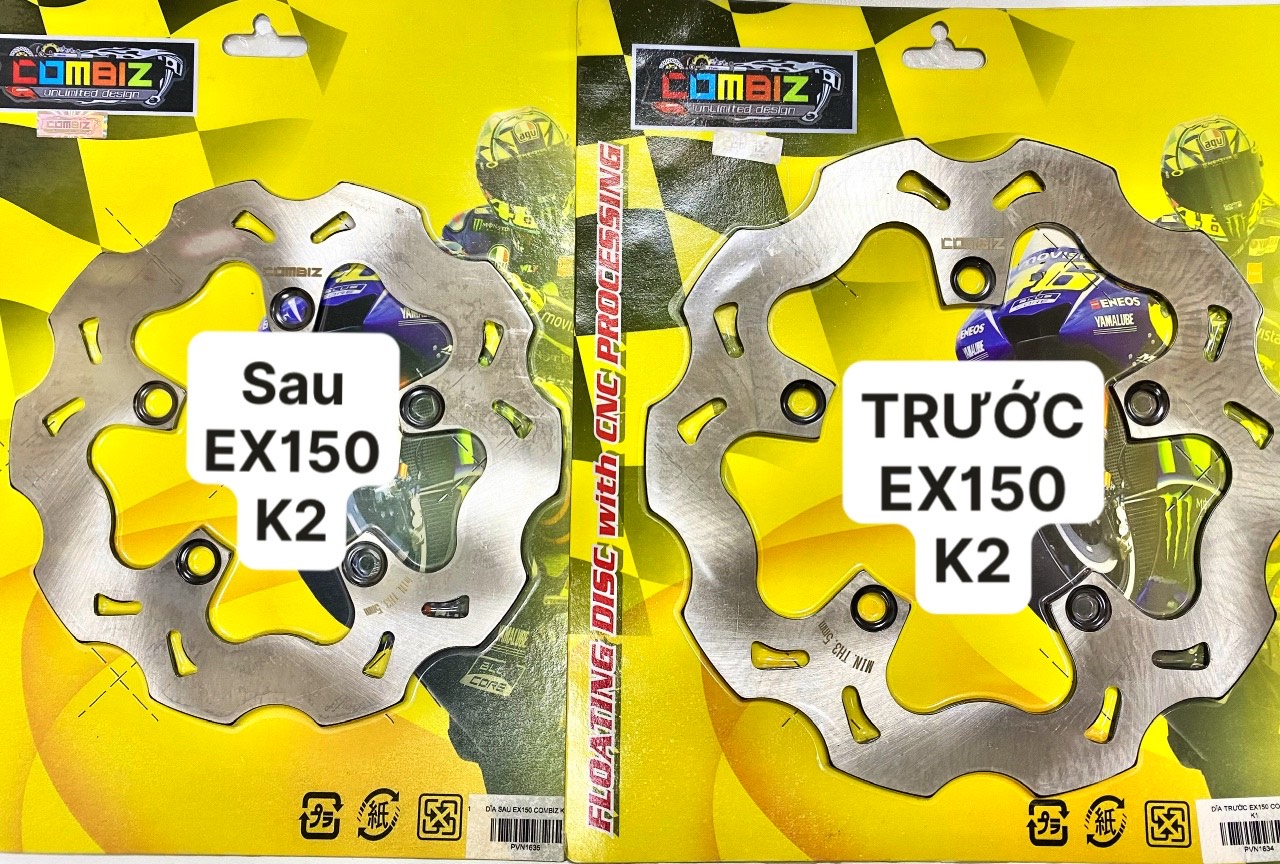 DĨA THẮNG TRƯỚC SAU EX135/EX150/WINNER150 COMBIZ