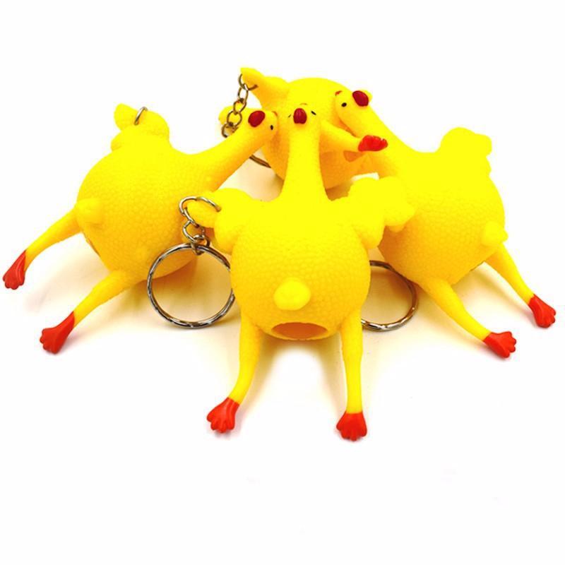 Combo 2 Móc khóa gà đẻ trứng dễ thương