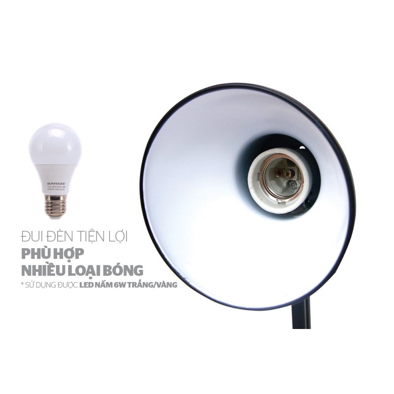 Đèn bàn học sinh Sunhouse SHE-13LED-A6 ( Đèn Led chống cận, hàng , bền đẹp, giá rẻ )