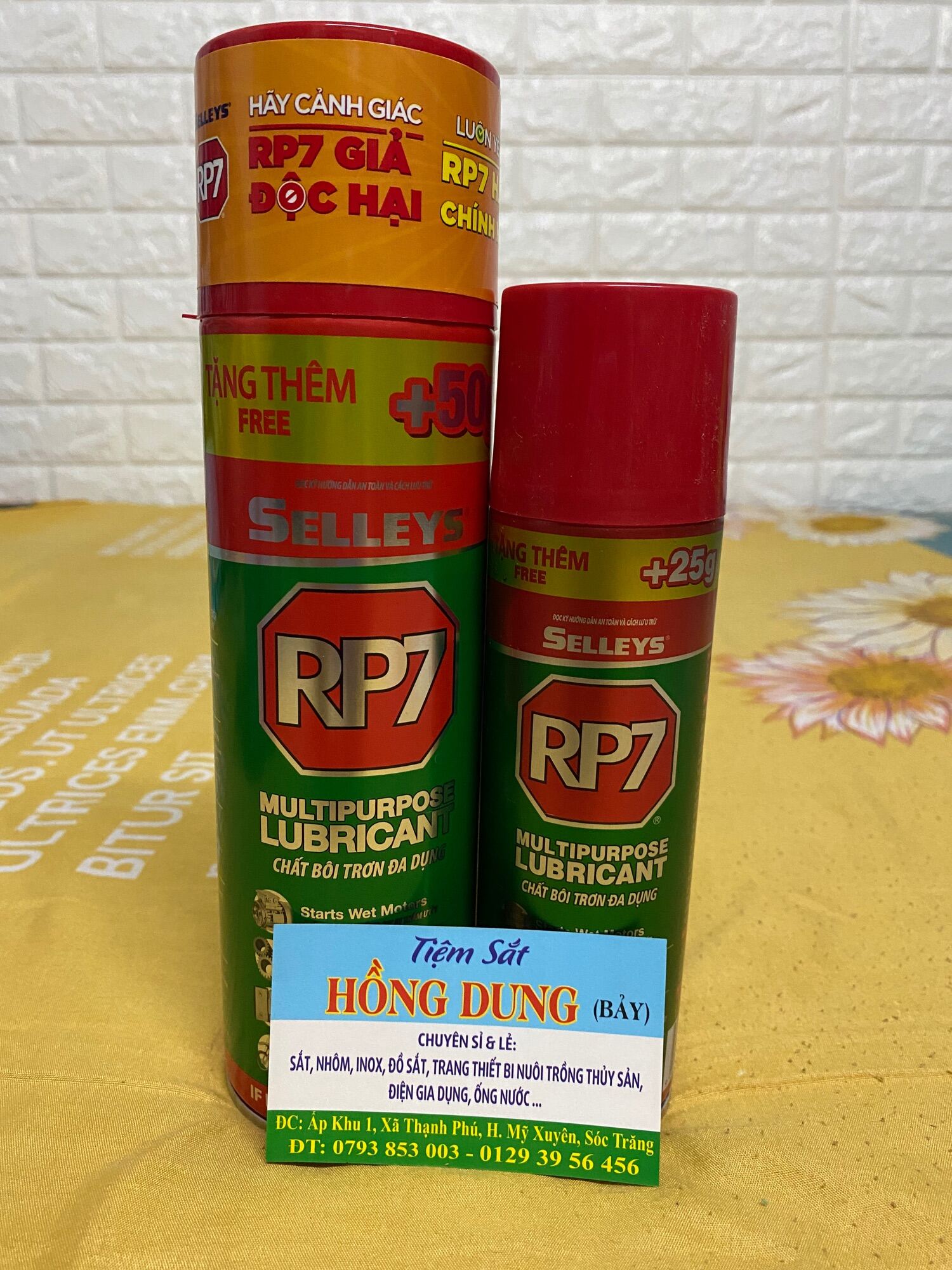 Chai xịt chống rỉ sét rp7 175g/350g - dầu bôi trơn đa dụng rp7 - bình xịt chống sét rp7