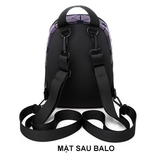 [HCM]Balo thời trang mini phản quang/dạ quang 3D