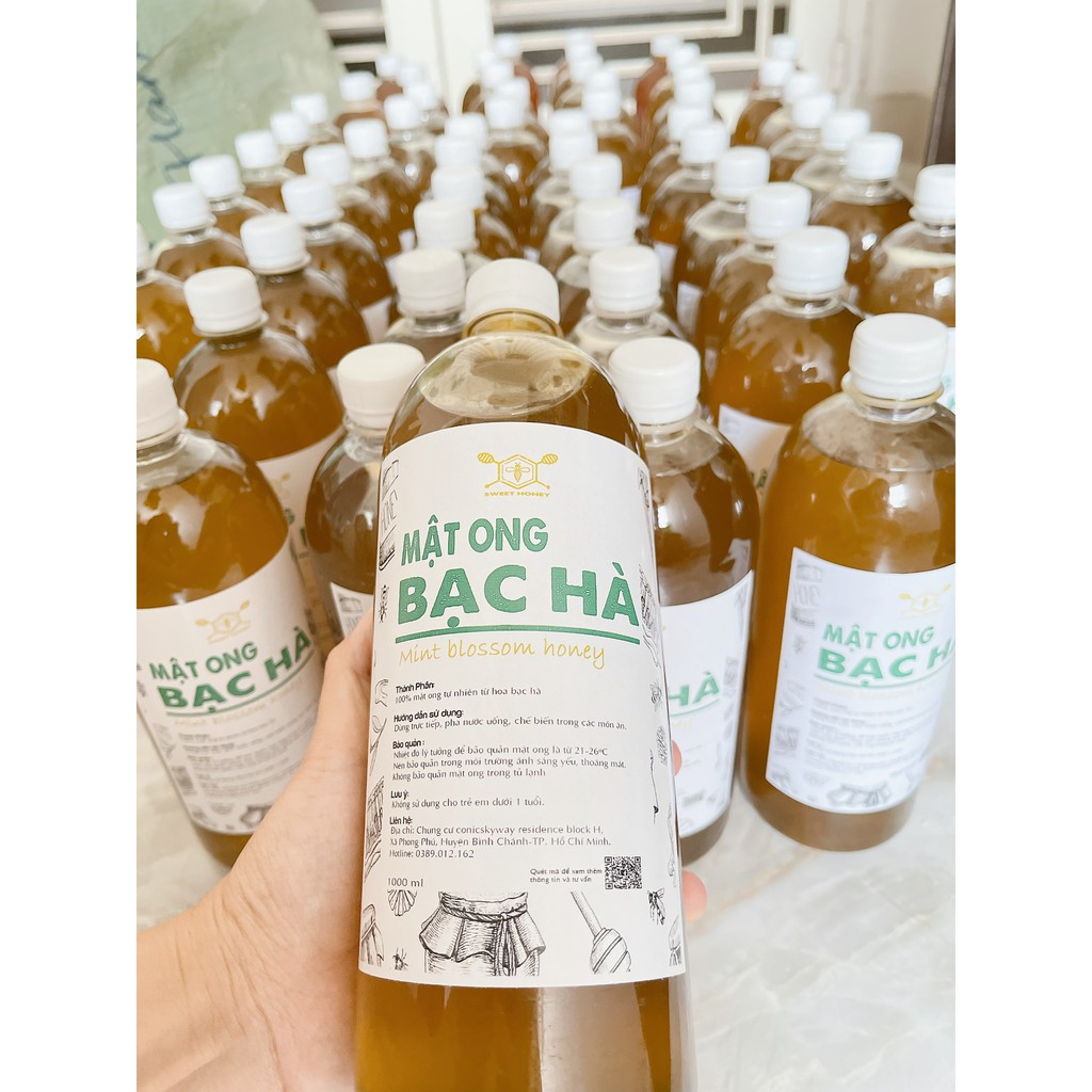 [Hàng Chuẩn] Mật Ong Bạc Hà, 100% Nguyên Chất