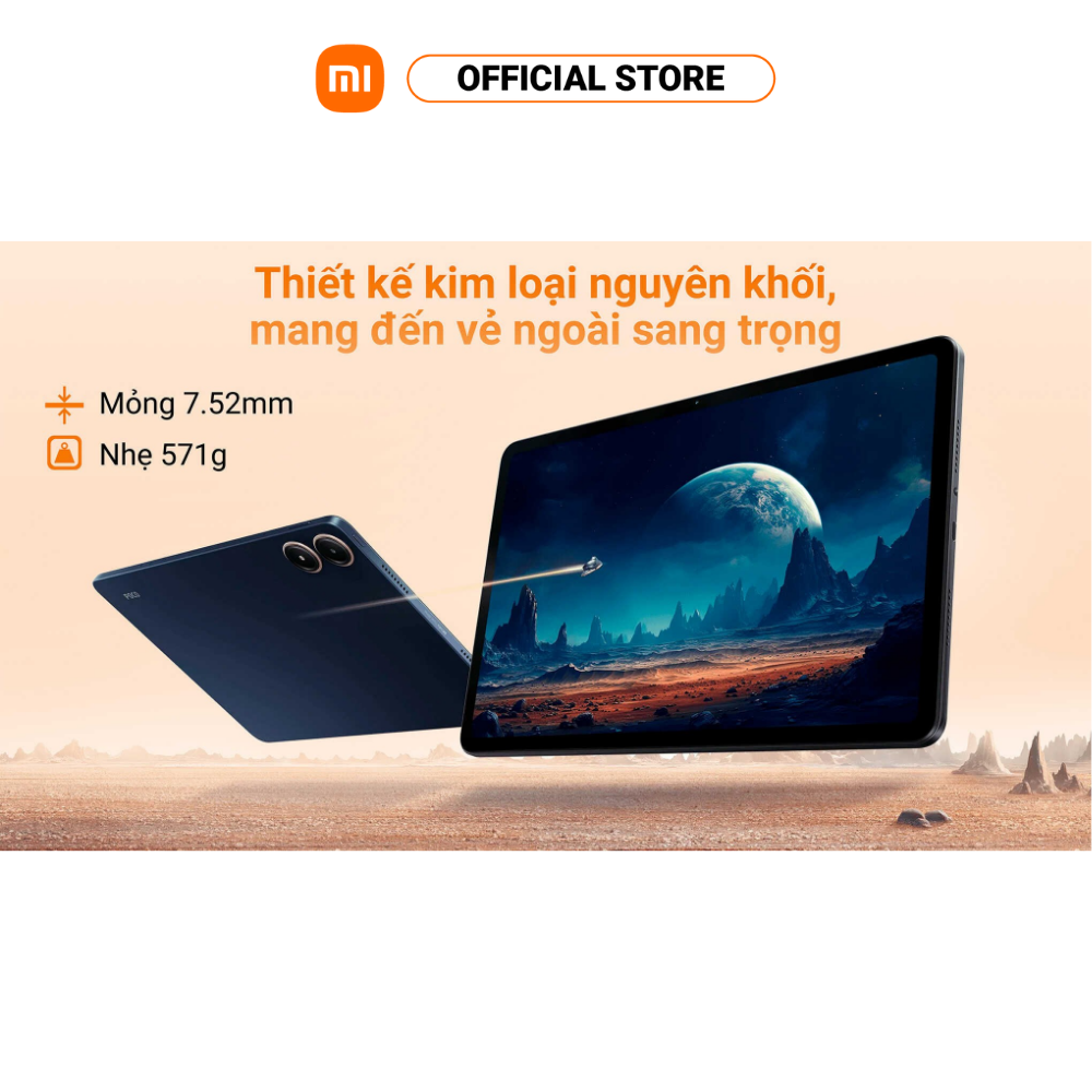 Máy tính bảng POCO Pad (8+256GB) | Màn hình 12,1" 120Hz 2,5K | SD 7sGen2 | Pin 10000mAh + 33W