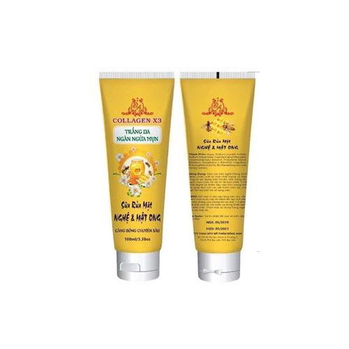 Sữa Rửa Mặt Nghệ và Mật Ong Collagen X3