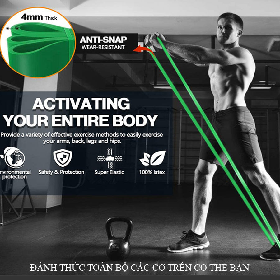 Dây kháng lực đa năng powerband WP tập gym