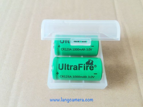 Pin Sạc CR123A dành cho máy ảnh phim (Loại Sạc Được)