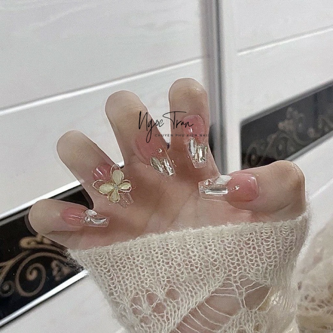 [Ảnh Thật] Charm Đá Cao Cấp Đính Móng 10A