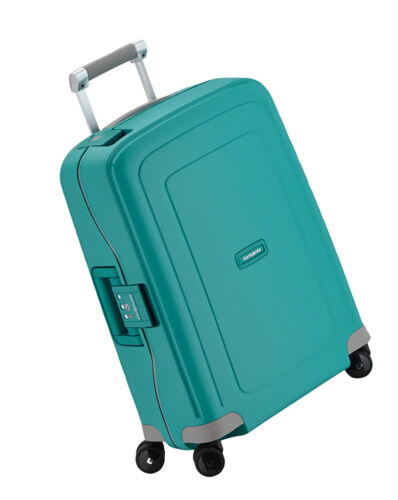 Vali Samsonite S Cure, Vali Kéo, Vali Du Lịch, Size Cabin, Khóa Chống Trộm An Toàn, Chân Xoay 360 Độ, Chất Liệu Nhựa Chống Va Đập, Nhập Khẩu EU, BH 12 Tháng