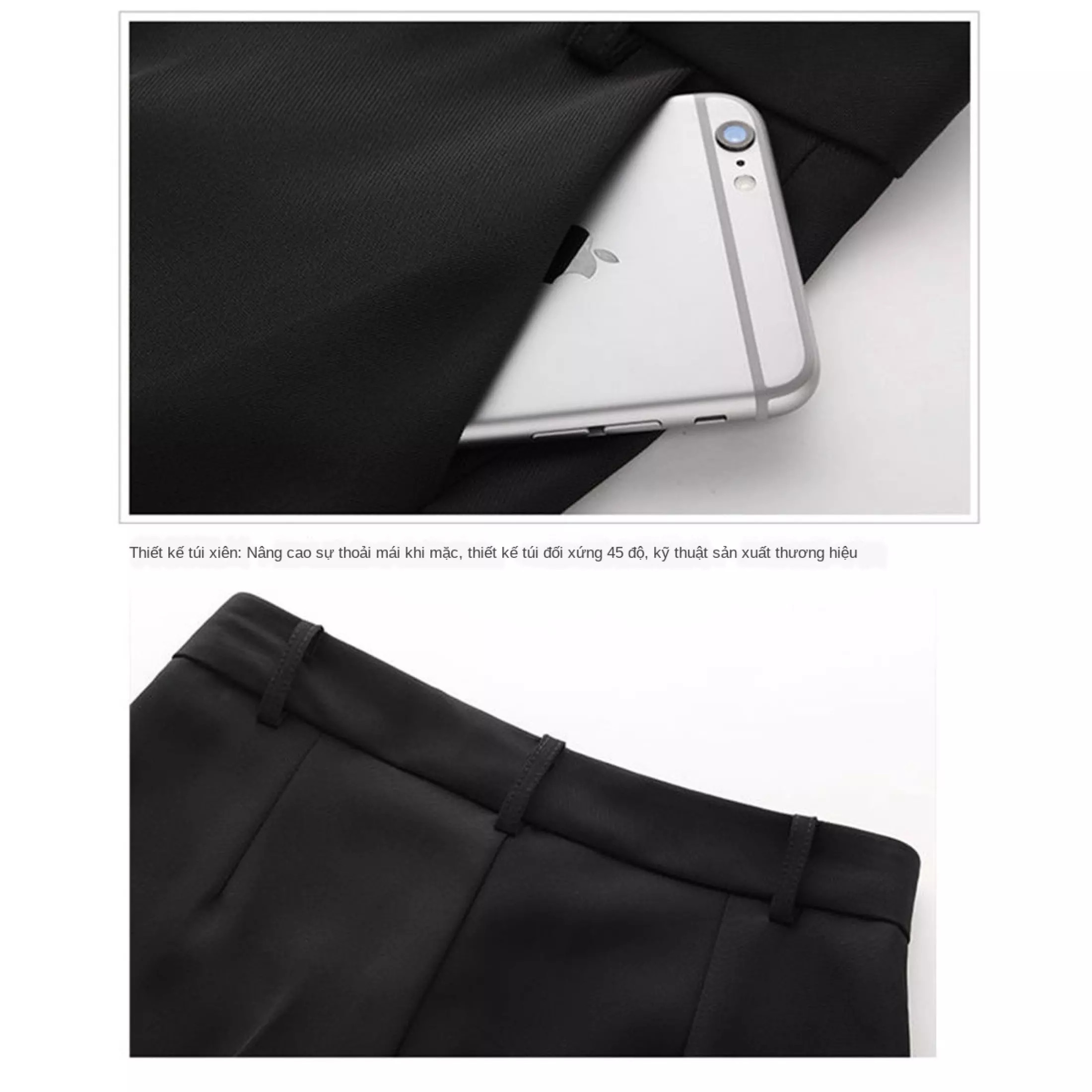Set bộ vest công sở phong cách Hàn Quốc( không kèm áo trong)