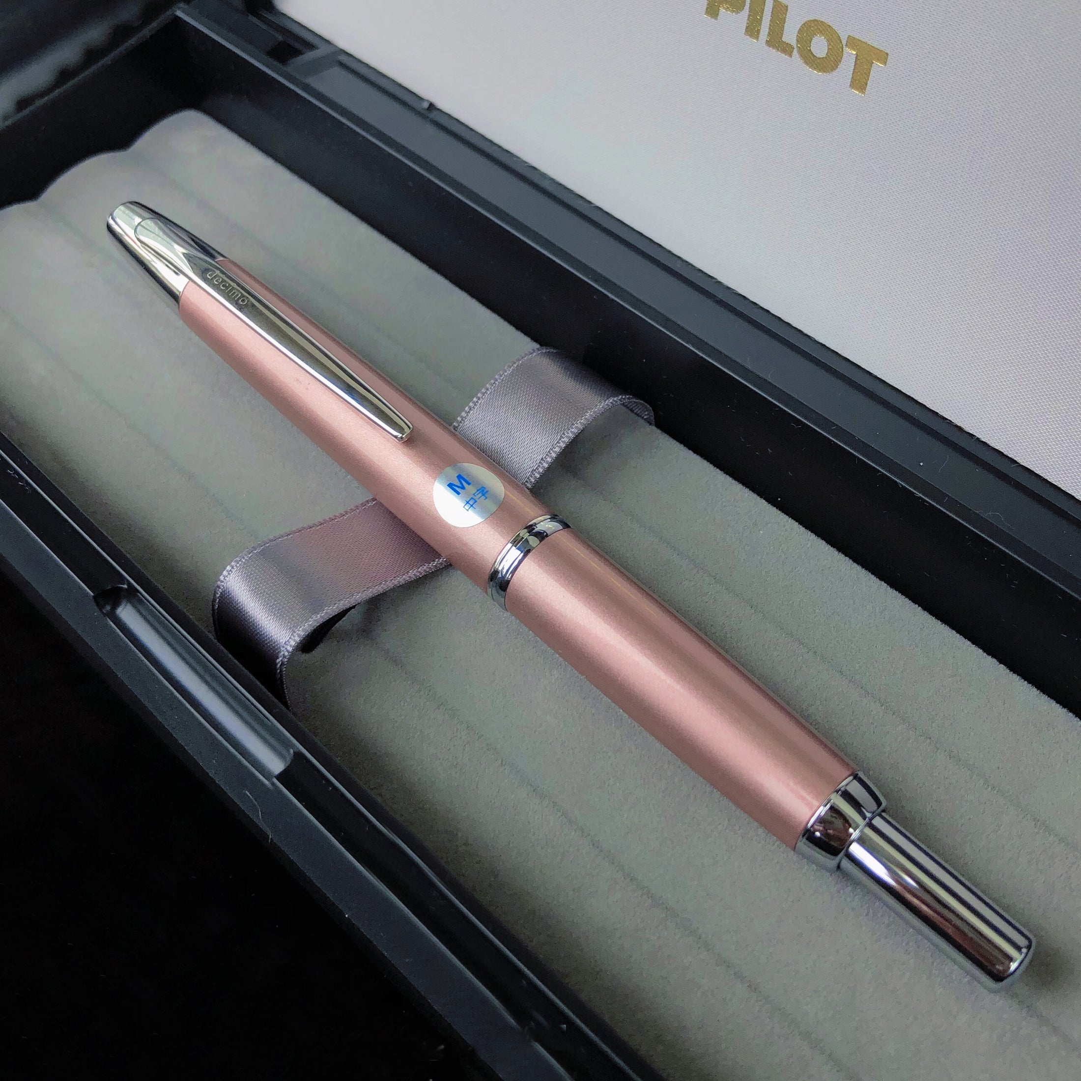 Bút Máy Pilot Capless Vanishing Point Decimo - Champagne Pink - Hồng Sâm Panh