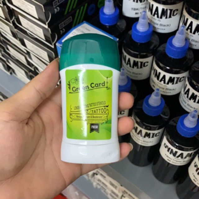 Sáp Scan in hình xăm Green Card 60ml