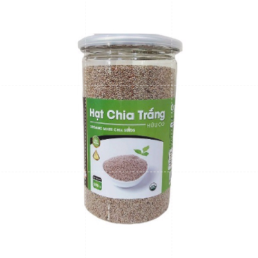 Hạt Chia Trắng Hữu Cơ Wellbeing Hụ̃ 500g