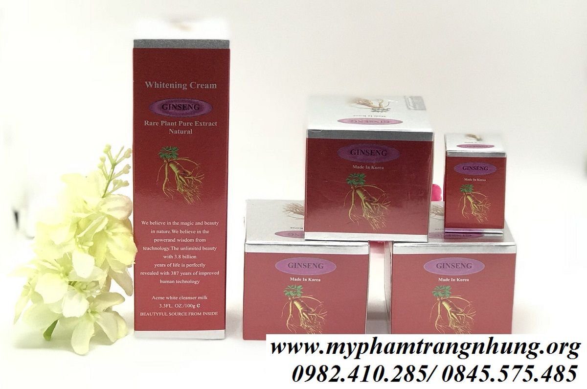 BỘ GINSENG MỜ NÁM, TÀN NHANG, DƯỠNG TRẮNG DA