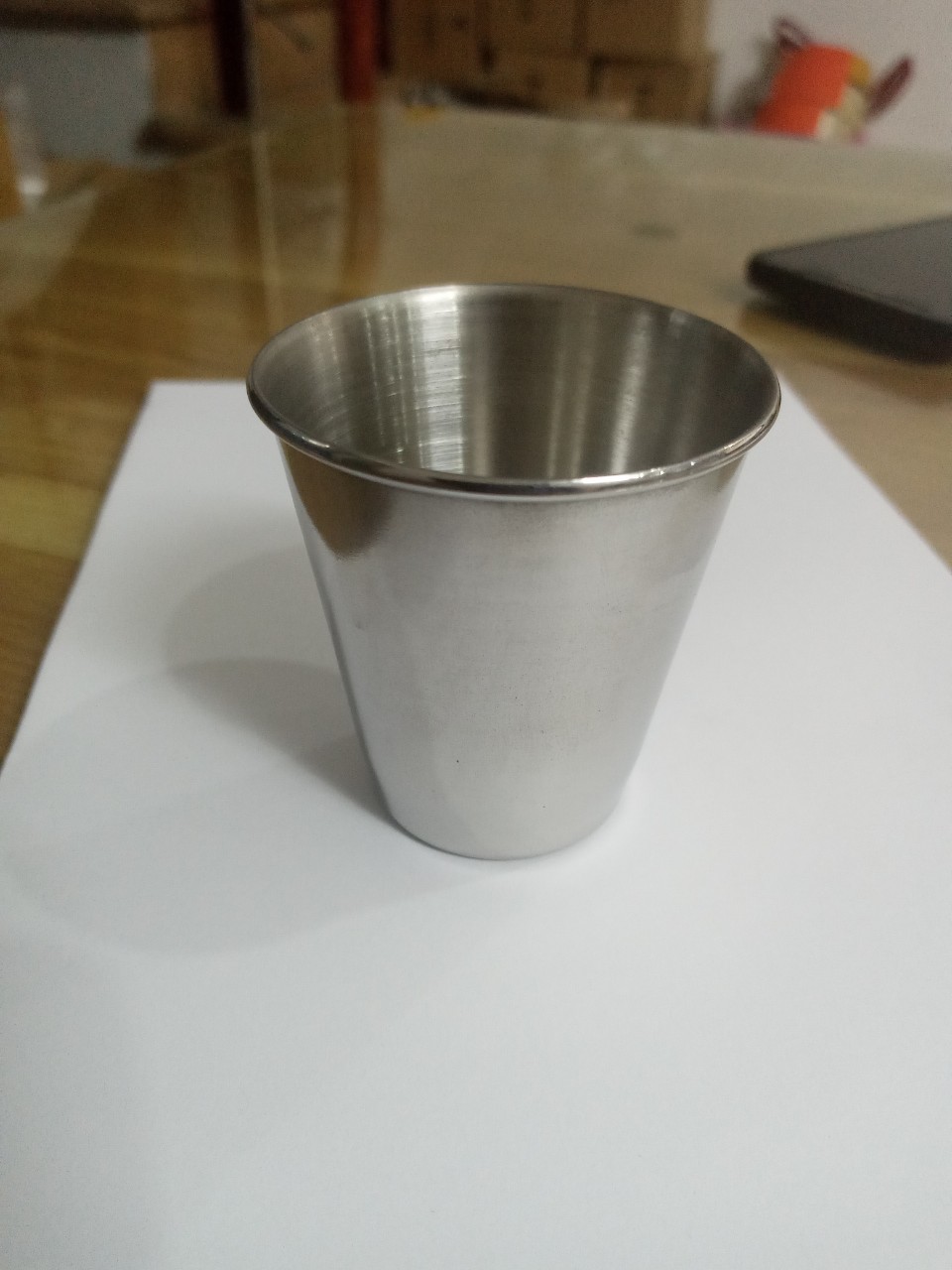 Cốc inox 304 thể tích 30ml, 70ml, 330ml, 500ml