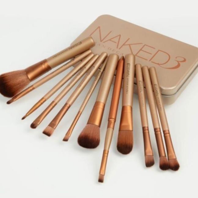 [FREESHIP❤️] BỘ CỌ TRANG ĐIỂM MAC 12 CÂY CỌ LÔNG MIN ( Kèm Hộp thiếc sang trọng )