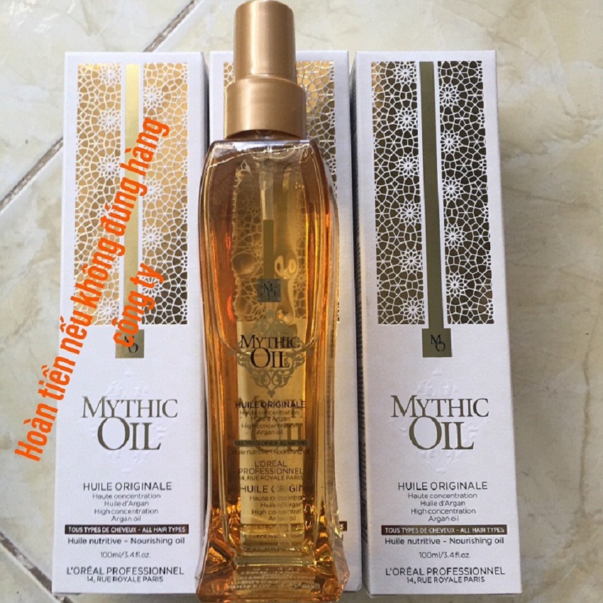 [HCM]Tinh dầu dưỡng bóng mượt tóc Loreal Mythic Oil Nourishing Serum 100ml
