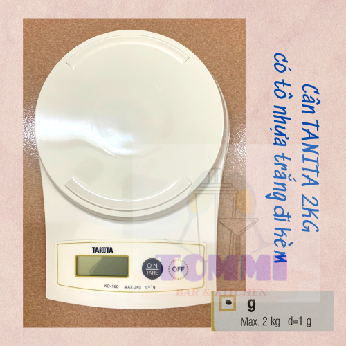 Cân Điện Tử TANITA KD160 2kg Cân Pha Chế - Dụng Cụ Pha Chế