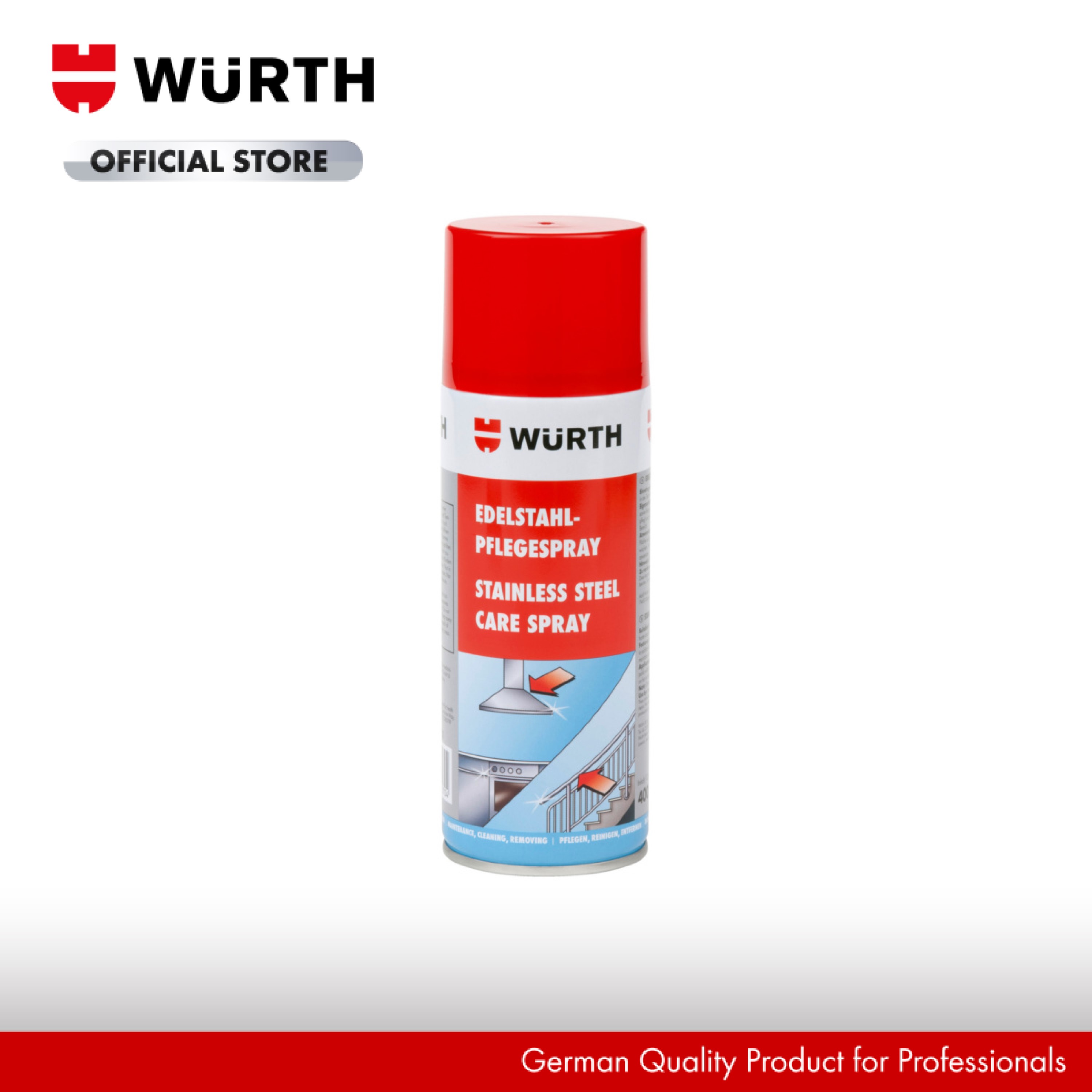 Wurth Stainless Steel Care Spray / Stainless Cleaner 400ML