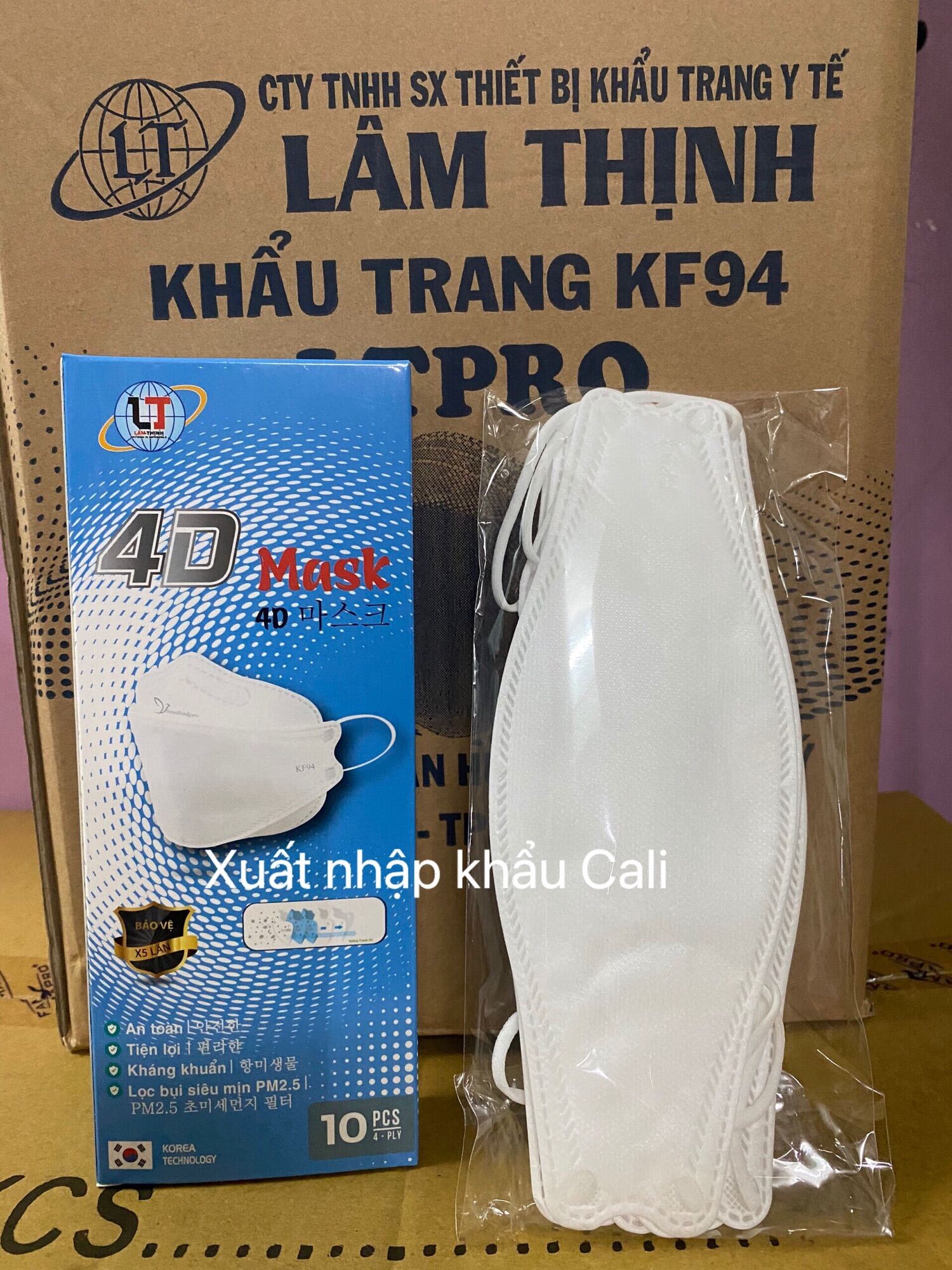 Thùng 300 Cái Khẩu Trang KF94 Hoàng Dũng - LÂM THỊNH