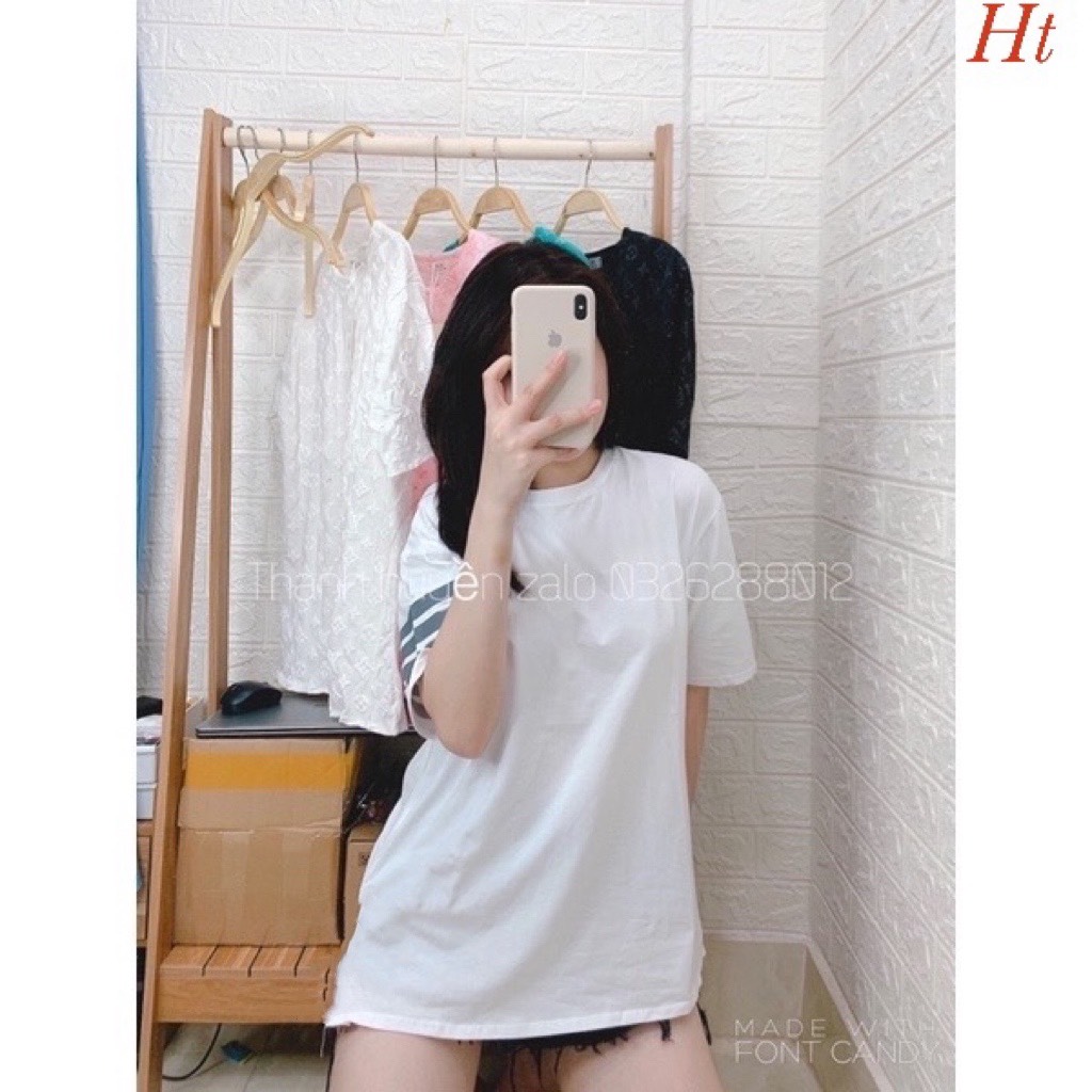 Áo phông 4 sọc tay🆘 chất cotton Su